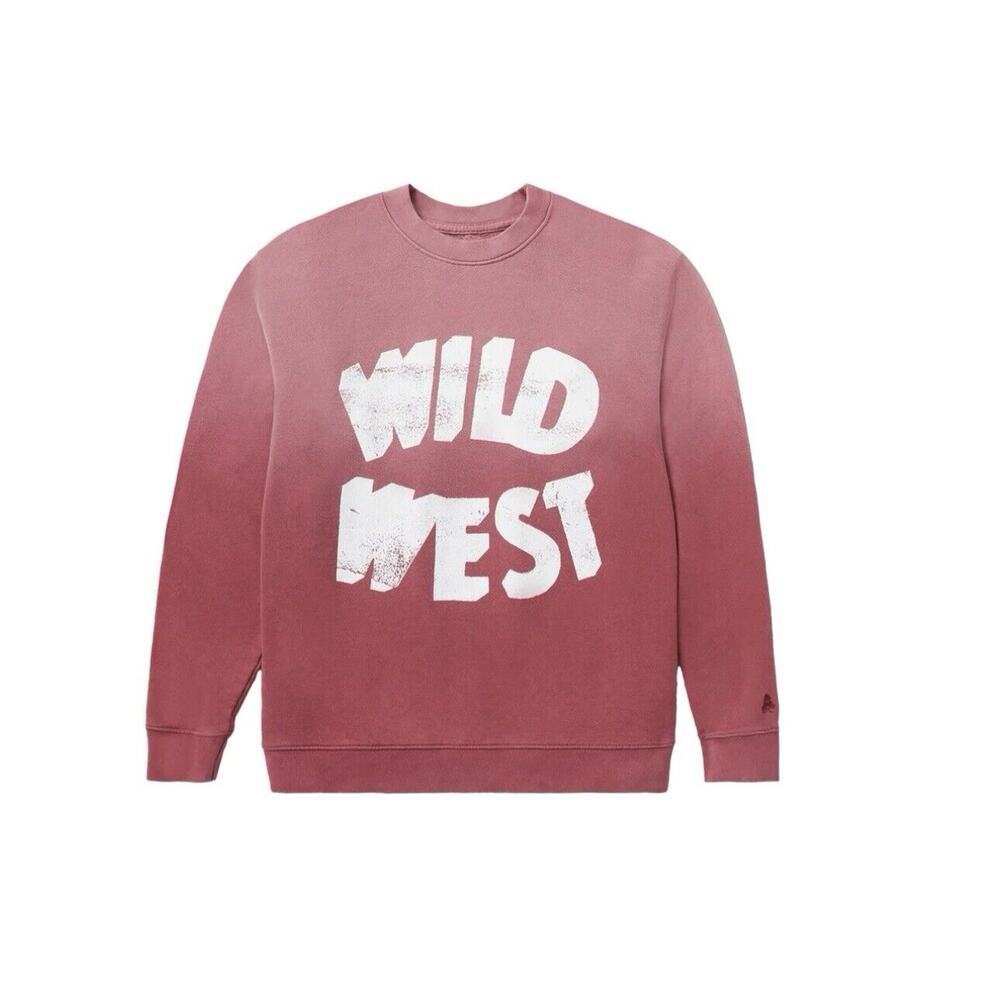 ONE OF THESE DAYS WILD WEST CREWNECK In Rose Size Large